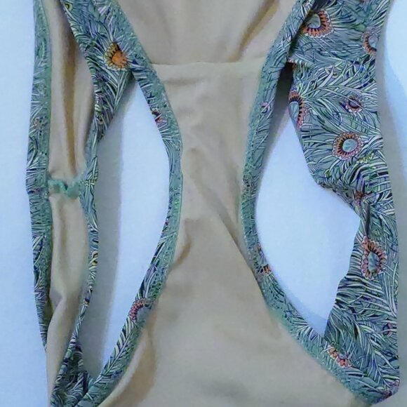 Liberty of London x J. Crew Peacock Feather Print Two Piece Bikini - Picture 12 of 13